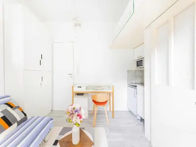 Cuisine ou kitchenette dans l'établissement Studio - Jardin des Plantes - Mobility lease