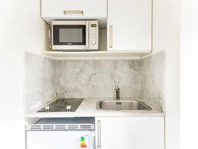 Cuisine ou kitchenette dans l'établissement Studio - Jardin des Plantes - Mobility lease