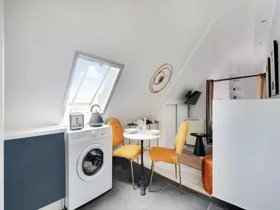 Cuisine ou kitchenette dans l'établissement Modern studio - Arc de Triomphe - MOBILITY LEASE
