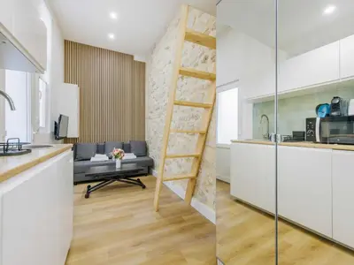 Cuisine ou kitchenette dans l'établissement Studio - Sentier Reaumur - Mobility lease