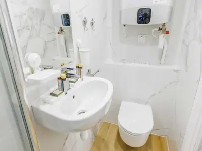 Salle de bains dans l'établissement Studio - Sentier Reaumur - Mobility lease
