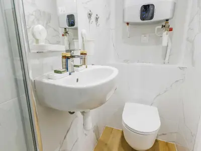 Salle de bains dans l'établissement Studio - Sentier Reaumur - Mobility lease
