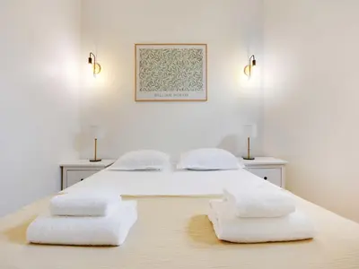 Un ou plusieurs lits dans un hébergement de l'établissement Sublime appt - 1BD 2P - Near Canal Saint Martin