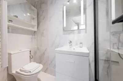 Salle de bains dans l'établissement Charming studio 2P in the heart of Paris