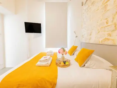 Un ou plusieurs lits dans un hébergement de l'établissement Charming apartment - SENTIER - Mobility lease