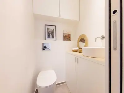 Salle de bains dans l'établissement Superb apartment - 1BDR 2P - Le Marais