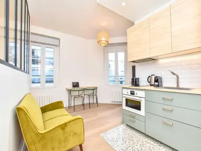 Cuisine ou kitchenette dans l'établissement Luminous flat- 1 BDR 2P - Victor Hugo Arc de Triomphe