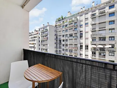 Balcon ou terrasse dans l'établissement Bright flat - 1BR 4P - Javel