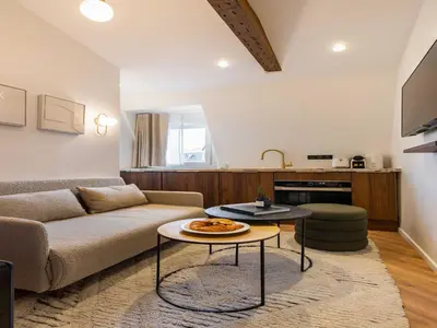 Coin salon dans l'établissement Studio COSY - WAGRAM - Mobility lease