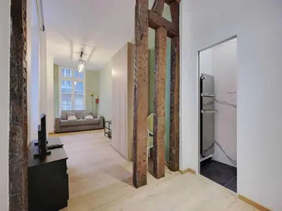 Un ou plusieurs lits dans un hébergement de l'établissement Superb studio 2P - Rivoli Notre-Dame