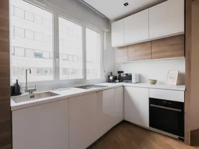 Cuisine ou kitchenette dans l'établissement Magnificent Appt - 3BD 6P with balcony - Neuilly