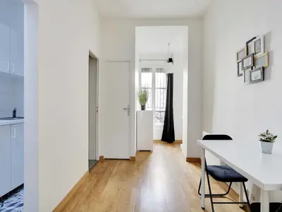 Cuisine ou kitchenette dans l'établissement Spacious Studio - 2P - Levallois-Perret