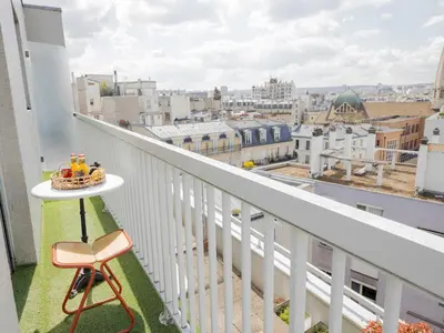 Balcon ou terrasse dans l'établissement Nice appt near Champs de Mars - 1 BDR 2P - DUPLEIX