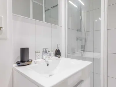 Salle de bains dans l'établissement Superb apartment - Boulogne-Billancourt