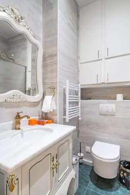 Salle de bains dans l'établissement Paix