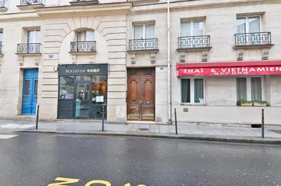 Plan de l'établissement Studio Charmant Appartement Quartier Les Marais Free Netflix