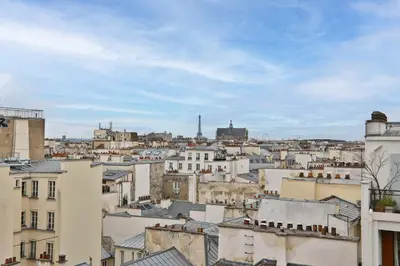 Plan de l'établissement Élégant Studio Appartement Quartier Les Marais Free Netflix