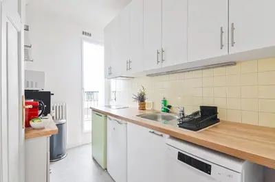 Plan de l'établissement Élégant Studio Appartement Quartier Les Marais Free Netflix