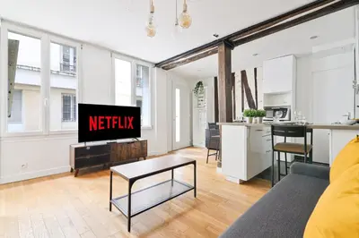 Plan de l'établissement Superb Apartment Quartier Republique Free Netflix