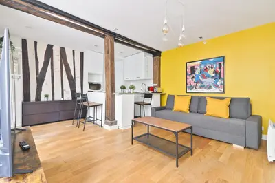 Plan de l'établissement Superb Apartment Quartier Republique Free Netflix