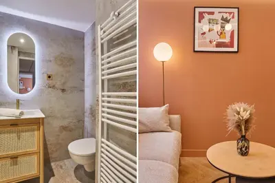 Salle de bains dans l'établissement Residence AC Champs de Mars Eiffel Tower by Studio Prestige