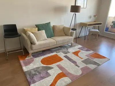 Coin salon dans l'établissement A nest in Paris - 60m2 - 3 rooms