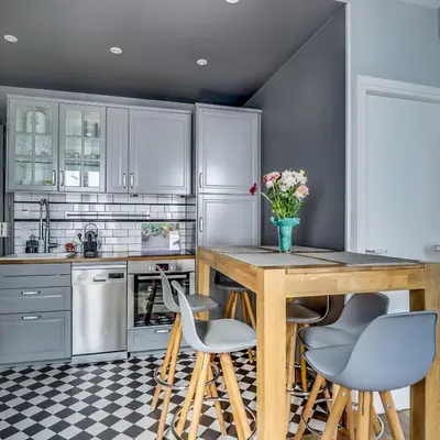 Cuisine ou kitchenette dans l'établissement AC & 10min from Marais & Fully equipped