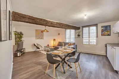 Plan de l'établissement Superb apartment in the center of Paris by Stusioprestige