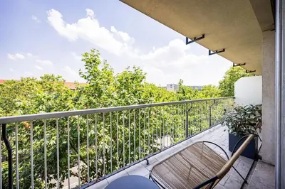 Balcon ou terrasse dans l'établissement 3 Bedroom Apartment #3SDB#Champ de Mars# Eiffel Tower