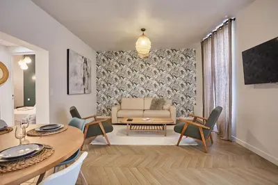 Coin salon dans l'établissement Sublime flat Paris Bois de Vincennes by Studio prestige