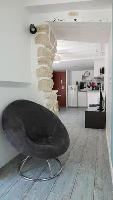 Cuisine ou kitchenette dans l'établissement Cozy apartment in Le Marais