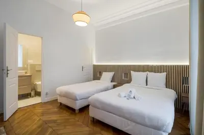 Un ou plusieurs lits dans un hébergement de l'établissement Mobility lease - La Fayette - 8 people