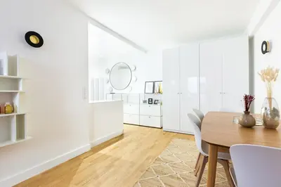 Cuisine ou kitchenette dans l'établissement Passy Trocadéro Chic