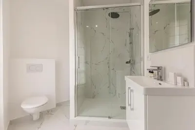 Salle de bains dans l'établissement Sweett - La Perle