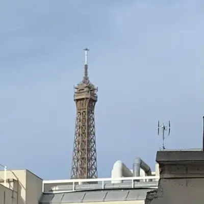 Appartement vue sur la tour Eiffel