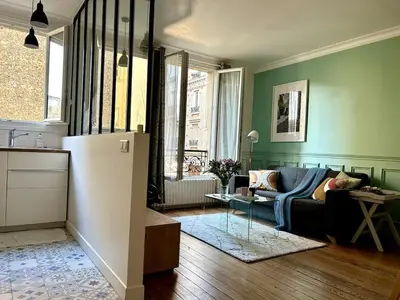Plan de l'établissement Excellent 3BR 69m2 Puteaux