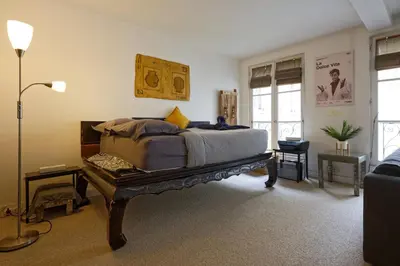 Coin salon dans l'établissement Appartement Cosy au Coeur du marais, Paris !
