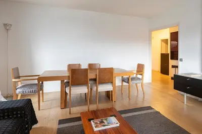 Coin salon dans l'établissement Elegant 100m2 apartment