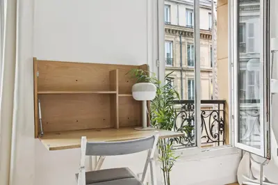 Balcon ou terrasse dans l'établissement Studio Arc de Triomphe