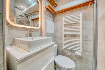 Salle de bains dans l'établissement Apartment in Paris 17th District