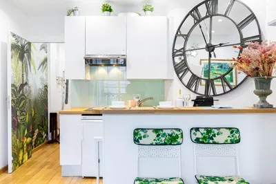 Cuisine ou kitchenette dans l'établissement GuestReady - Unwind in Style in the heart of Paris
