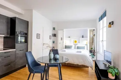 Un ou plusieurs lits dans un hébergement de l'établissement Superb Flat - Heart of Marais - PARIS