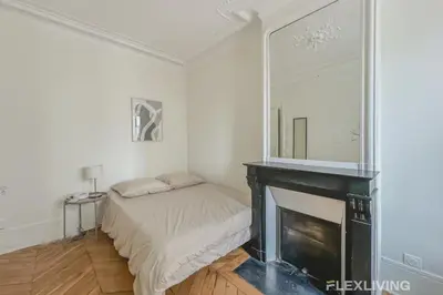Un ou plusieurs lits dans un hébergement de l'établissement Flexliving - whole house - Gabriel Peri
