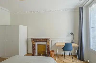 Un ou plusieurs lits dans un hébergement de l'établissement Flexliving - whole house - Hoche