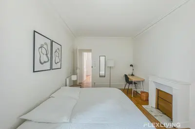 Un ou plusieurs lits dans un hébergement de l'établissement Flexliving - whole house - Hoche
