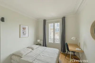 Un ou plusieurs lits dans un hébergement de l'établissement Flexliving - whole house - Gabriel Peri
