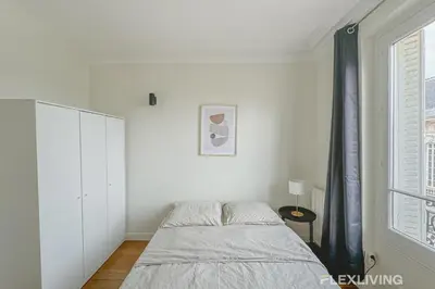 Un ou plusieurs lits dans un hébergement de l'établissement Flexliving - whole house - Gabriel Peri