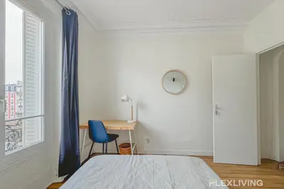 Un ou plusieurs lits dans un hébergement de l'établissement Flexliving - whole house - Gabriel Peri