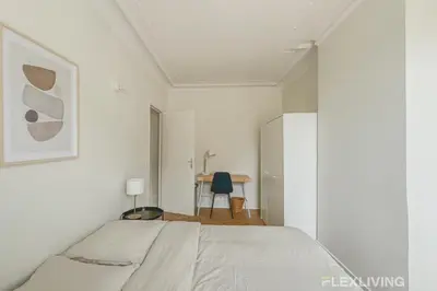 Un ou plusieurs lits dans un hébergement de l'établissement Flexliving - whole house - Gabriel Peri