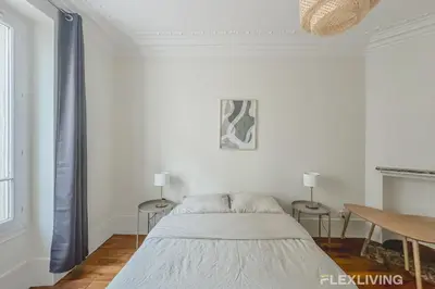 Un ou plusieurs lits dans un hébergement de l'établissement Flexliving - whole house - Gabriel Peri